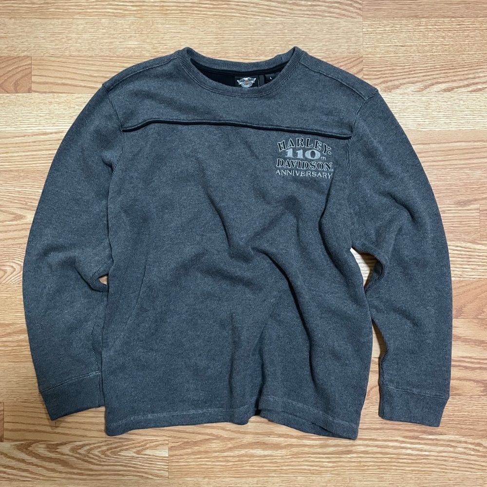 2000s 110th Anniversary Harley Davidson Sweater/sweatshirt